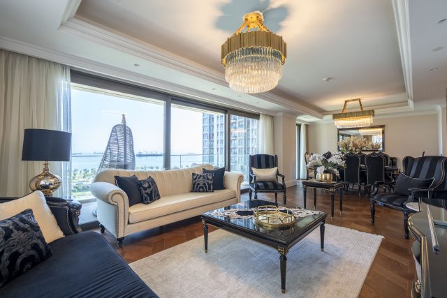 BÜYÜKYALI’DA DENİZ MANZARALI EŞYALI 3+1 SATILIK DAİRE